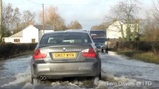 Floods around Welshpool, Buttington, & Llandrinio Powys Wales -  1st December 2015 01/12/15