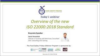 Overview of the new ISO 22000:2018 Standard