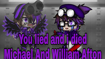 you lied and i died meme Michael And William Afton               SAD 😭😥