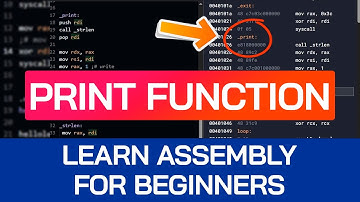 Write Your Own PRINT Function in Assembly | Beginner Tutorial | x86-64 Assembly Programming