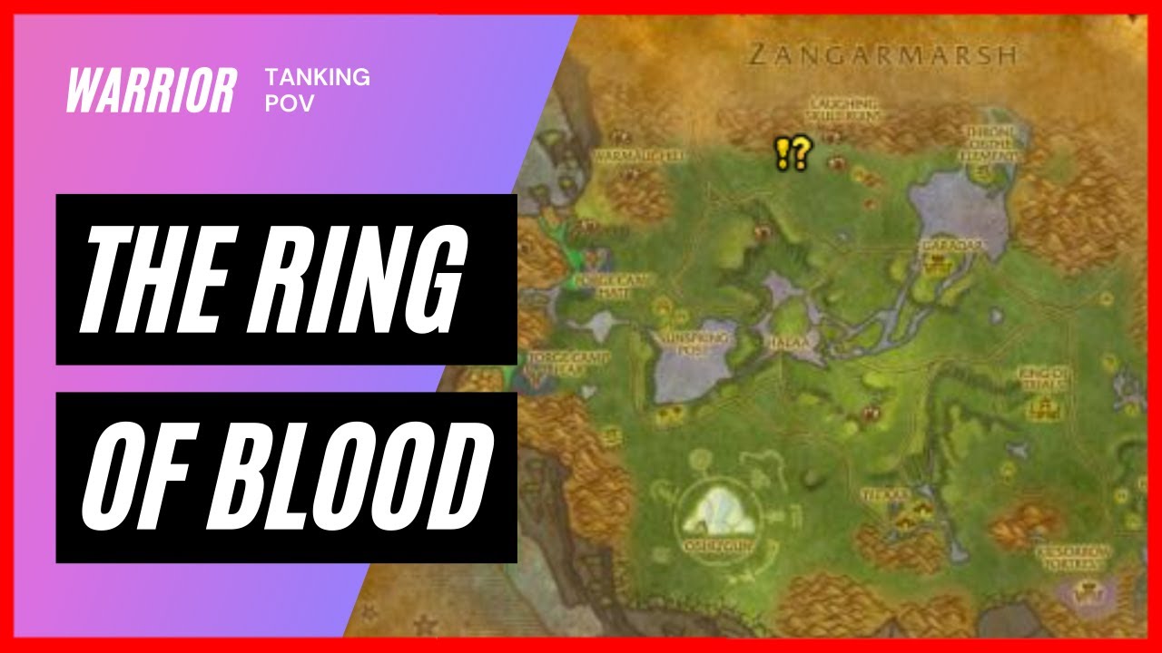Ring of Blood wow classic TBC warrior pov YouTube