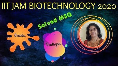 IIT JAM BIOTECHNOLOGY  Solved 2M MSQ from paper BT 2020