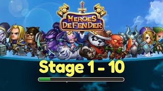 Defender Heroes: Game Chiến Thuật Idle TD | Stage 1 - 10 | Jet's Channel screenshot 3