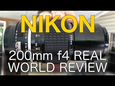 Nikon 200mm f4 Ai Lens Real World Review - YouTube