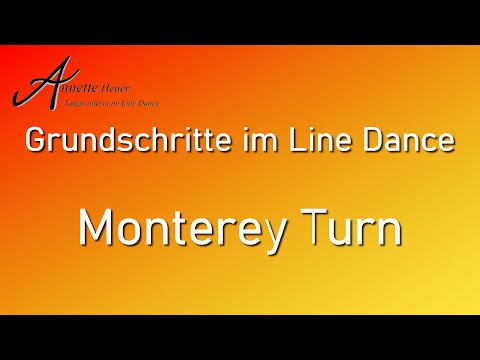 Grundschritte im Line Dance - Monterey Turn
