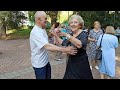 Танцы по выходным дням 💃Пенсионеры отдыхают #танцы#парк#отдых#пенсионеры