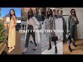 OUTFITS OF THE WEEK I NEW WINTER SKINCARE AND OUTFITS LOOKBOOK