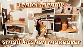 EXTREME KITCHEN MAKEOVER | Renter-Friendly Home Updates + Pinterest Dream Pantry