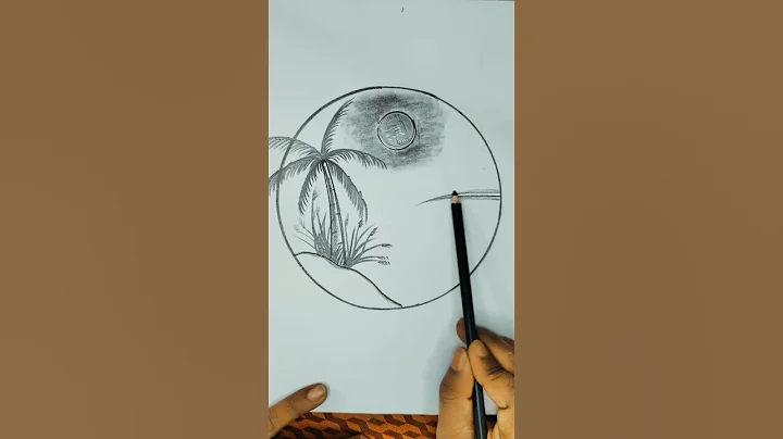 This Art is Next Level #circledrawing  and sunset and rivers