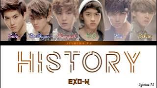 EXO-K (엑소케이) - 'History' Lyrics (Color Coded_Han_Rom_Eng)