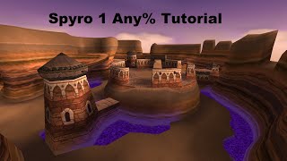 Spyro 1 Any% Speedrun Tutorial (Dry Canyon)