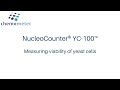 Vídeo: Contador de células de levaduras e viabilidade “Nucleocounter YC-100”