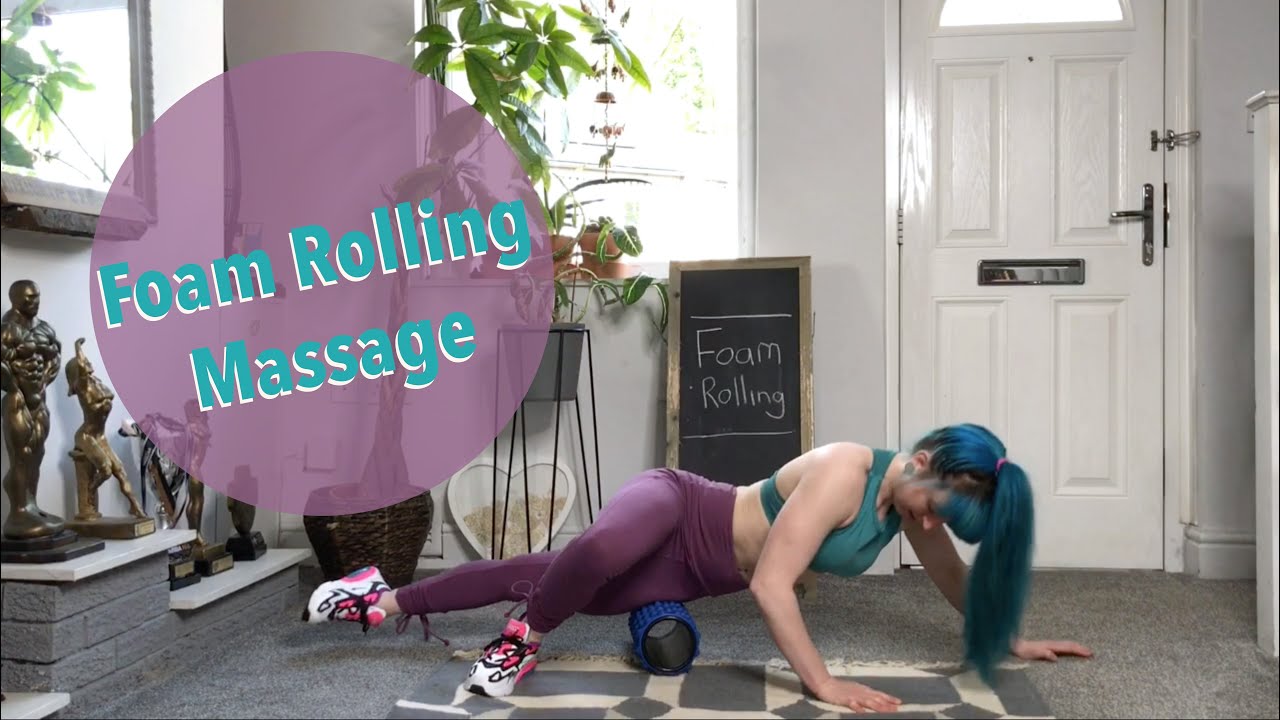 Foam Rolling Massage for Sore Muscles | Home or Gym Workout | All Fitness Levels | Alex Jessica