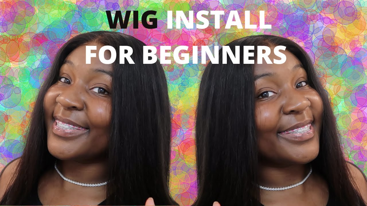 APPLYING MY OWN WIG FULL WIG INSTALL BEGINNER FRIENDLY WIG INSTALL