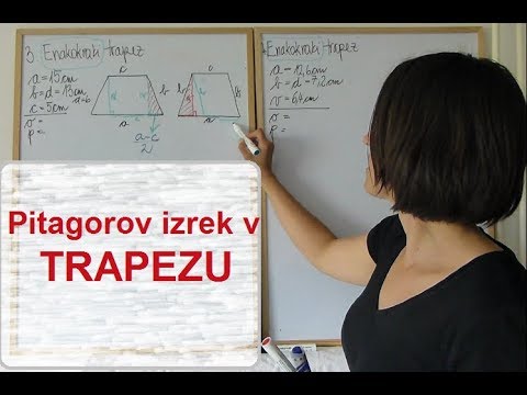 Pitagorov izrek v TRAPEZU