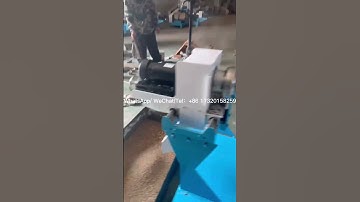 Newest DGP80 fish feed pelleting machine ready for shipment to Africa！ Test fish food pellet mill