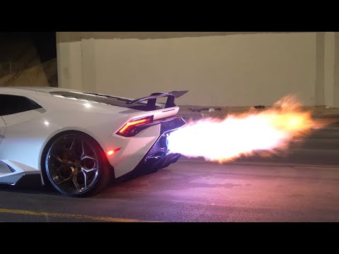 2000HP Twin Turbo Lamborghini Huracan Gintani Revuelto SHOOTS FLAMES Nonstop