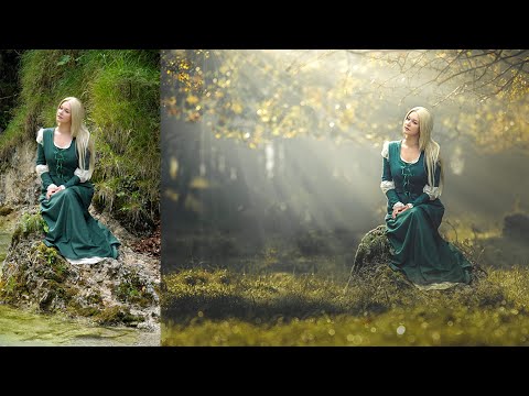 Photoshop CC Tutorial | Photo Manipulation with Light Rays Effect