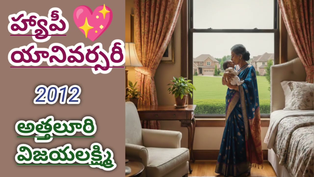 హ్యాపీ యానివర్సరీ💞| ♥️happy anniversary|Athaluri Vijayalakshmi |#telugustories|#lakshmicheppekathalu