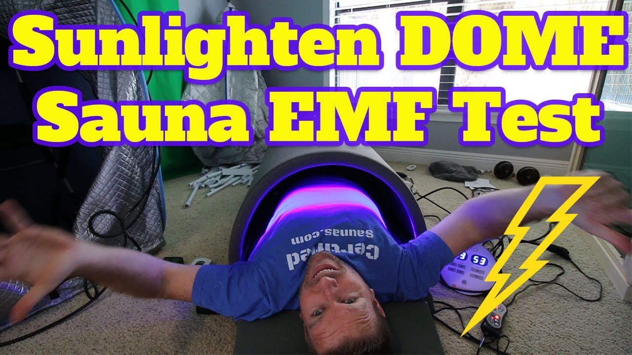 Sunlighten Infrared Dome Sauna Review Sunlighten Solo EMF Test YouTube