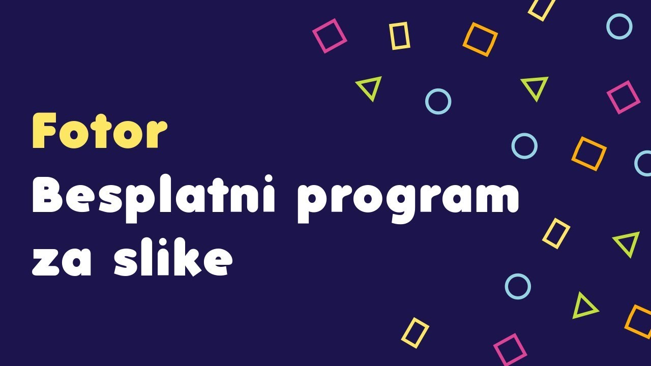 Fotor - Besplatni program za slike
