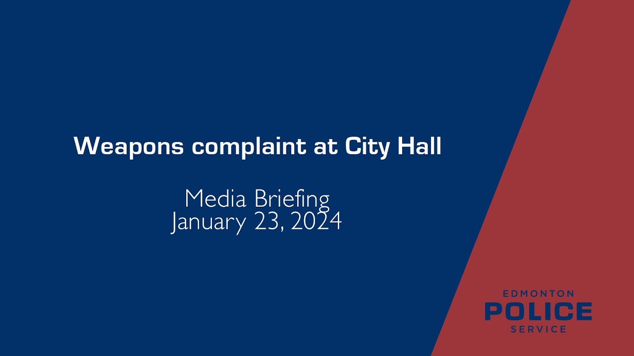 Weapons complaint at city hall - YouTube