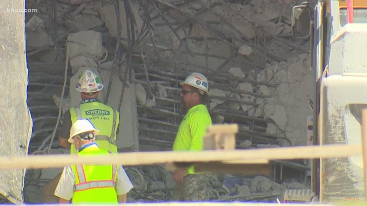 Rescue crews recover bodies of three victims from building collapse in west Houston