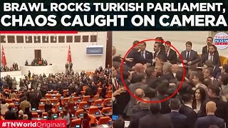 Chaos Caught On Camera Turkish Mps Exchange Punches In Parliament Amid Budget Clash World News