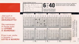 Naissance de la Loterie suisse à numéros