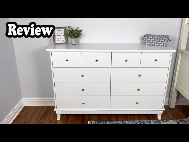 white dresser three drawer Soho 4 Drawer Chest, White/Natural at Child Craft