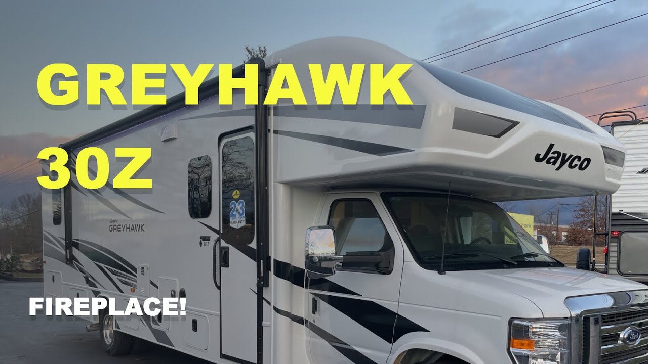 The BEST Entertainment Center in a Class C Motorhome! 2024 Greyhawk 30Z