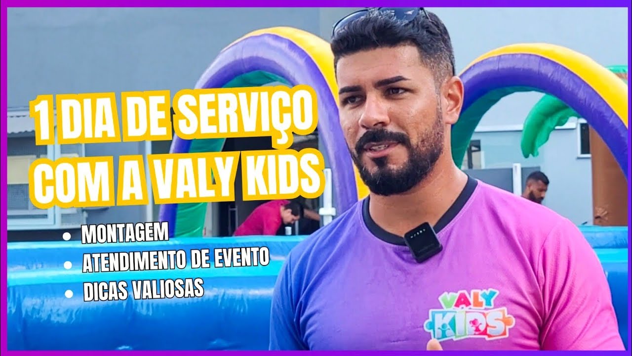 VLOG 1 | 1 DIA COM UM LOCADOR DE BRINQUEDOS INFLÁVEIS | Dicas e conteúdo