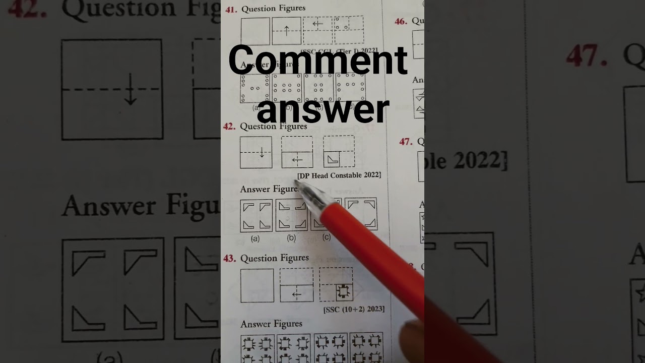 paper folding and cutting reasoning
