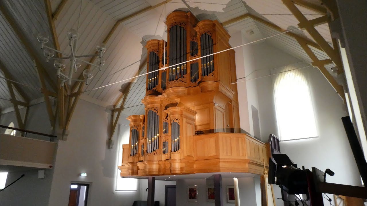 Sietze de Vries, jubileumconcert 40 jaar Reil-orgel Immanuelkerk Ermelo