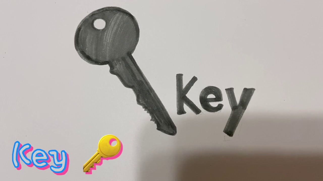Нарисовать ключ от бмв