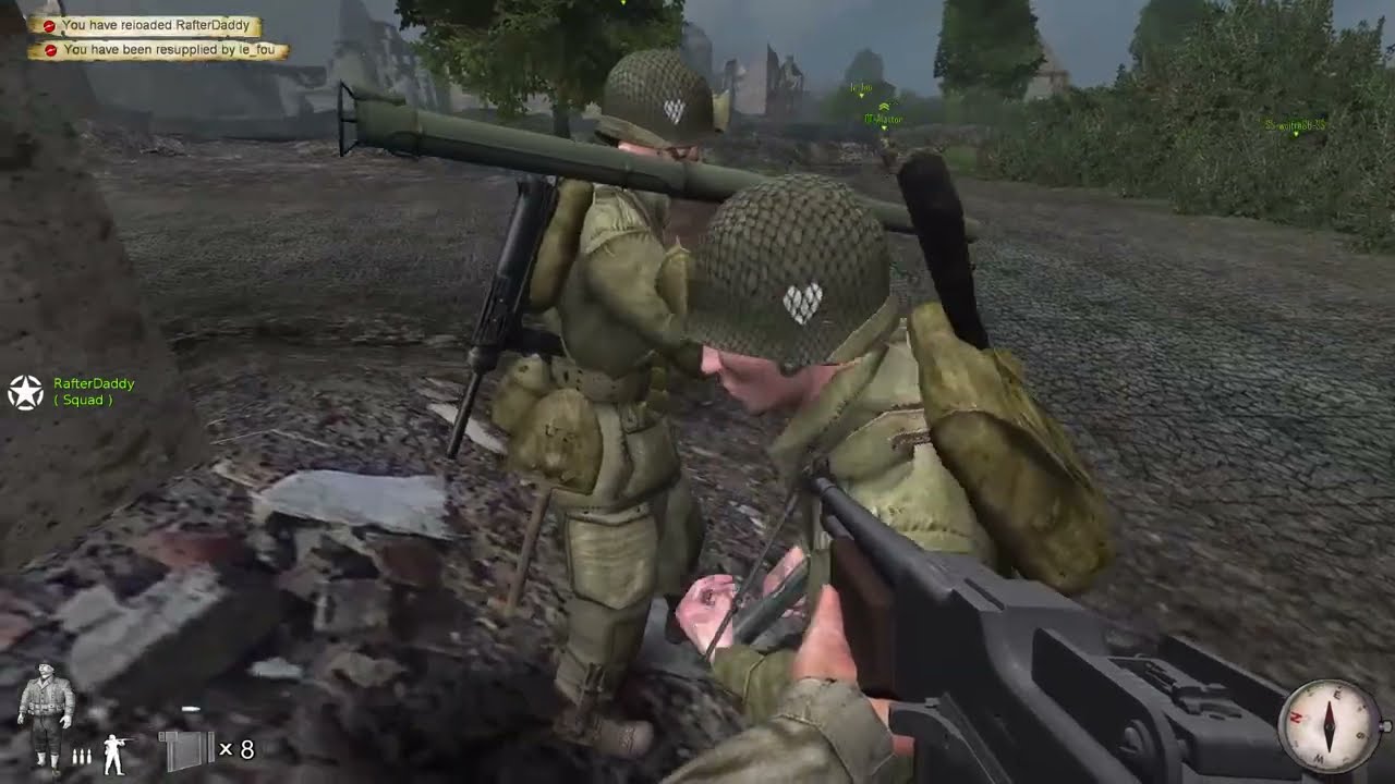 Epic flanking move ... they had no idea what hit them