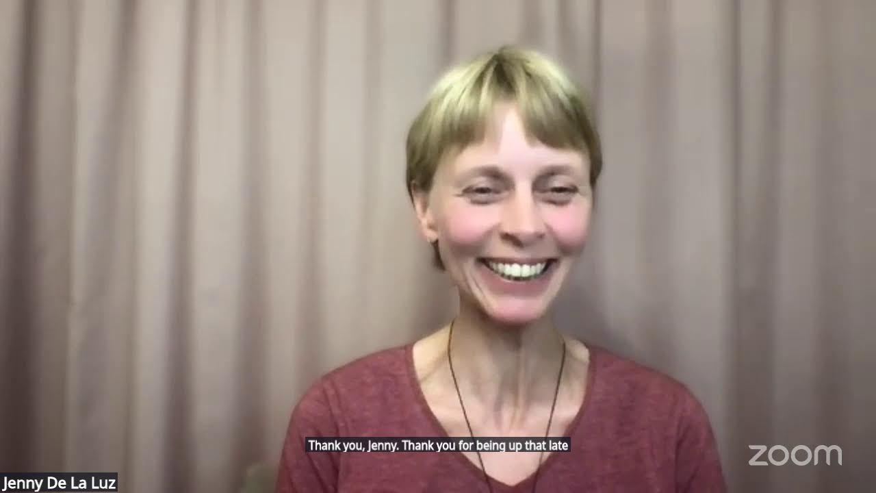 Jenny Maria De La Luz live at ACIM UK Festival - WarmUp Series