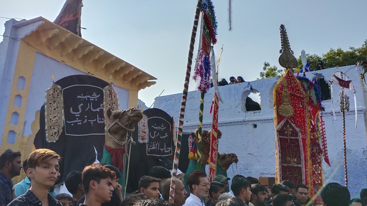 Shikarpur Azadari 25th Safar 1441 hijri julloose e Ambari in Shikarpur