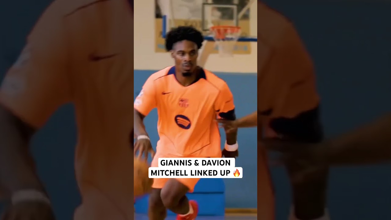 Giannis and Davion Mitchell linked up for a workout in Greece 🔥