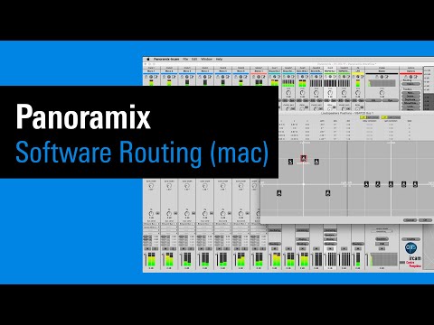IRCAM Tutorials / Panoramix : Software Routing (Mac)