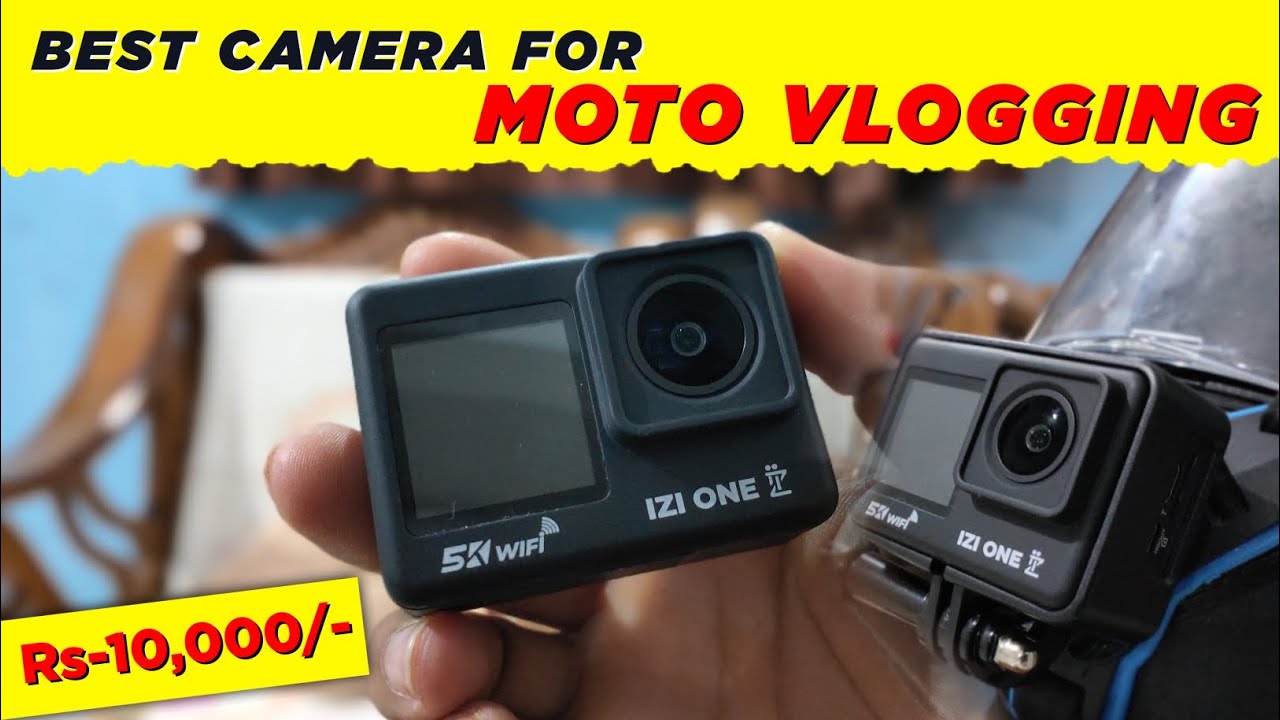 izi one 5k action camera Best Action Camera For Moto Vlog Action