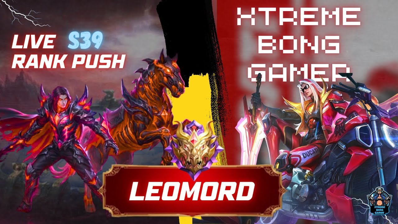 LIVE 🔴Leomord Lunar Fest Skin | Season 39 | Road to Global | MLBB