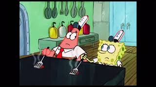 Patrick copying SpongeBob