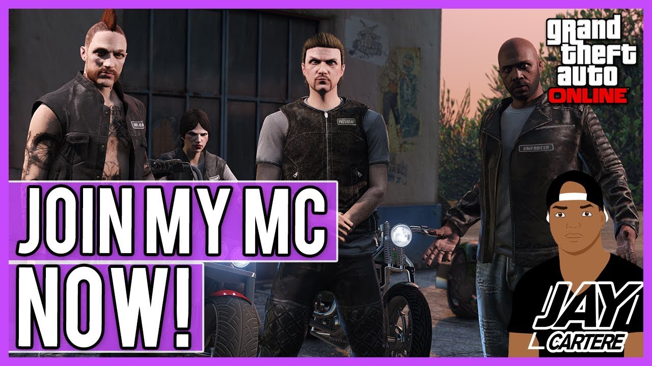 How To Join My MC/Biker Club In GTA Online on PS4 YouTube