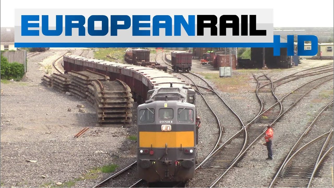 Iarnród Éireann Irish Rail 071 loco 076 + IWT Liner & 088 + Tara Mines Ore Wagons North Wall