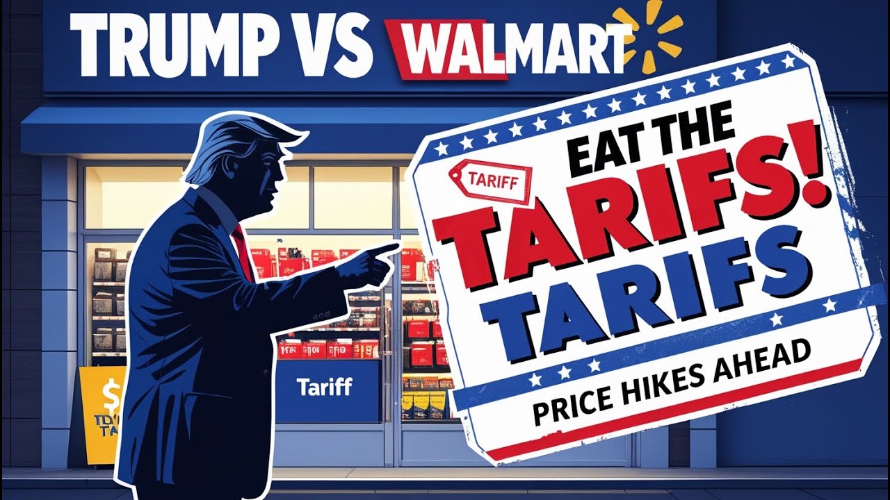 🛒 Trump Tells Walmart to ‘Eat the Tariffs’ – Prices Set to Rise, Says Retail Giant