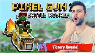 WE DOMINATED EVERYONE! 3 EPIC BATTLE ROYALE VICTORYS! | Pixel Gun 3D