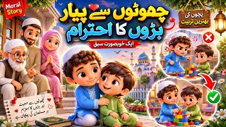 Love Younger Ones & Respect Elders ❤️ | Islamic Moral Story for Kids | 3D Cartoon