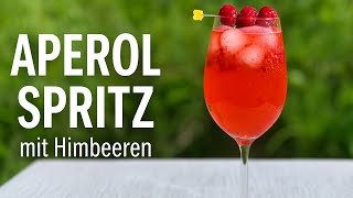 Ahududu ve Prosecco ile Aperol Spritz – 2 Dakikada Hazırlanabilen Bir Yaz İçeceği 🍹