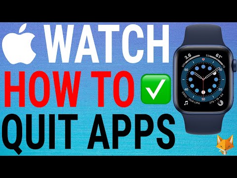 How To Quit / Exit Apps on Apple Watch (Series 6,5,4,3,SE)